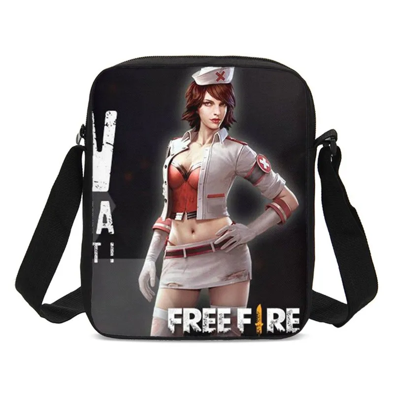 Лидер продаж сумка слинг с принтом Free Fire для игр мессенджер мужчин женщин детей
