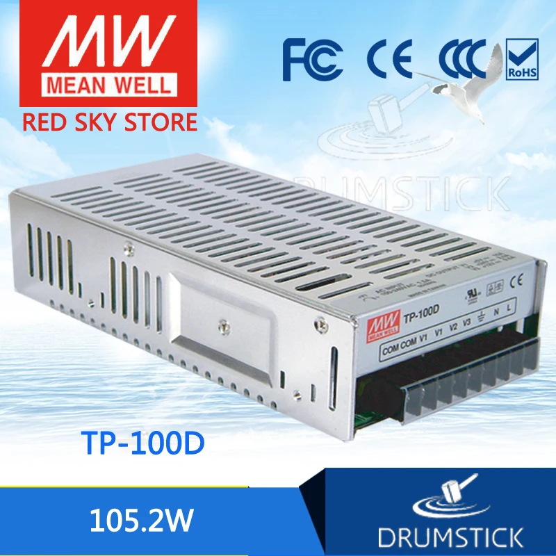 

Harmonious MEAN WELL TP-100D meanwell TP-100 105.2W Triple Output with PFC Function Power Supply