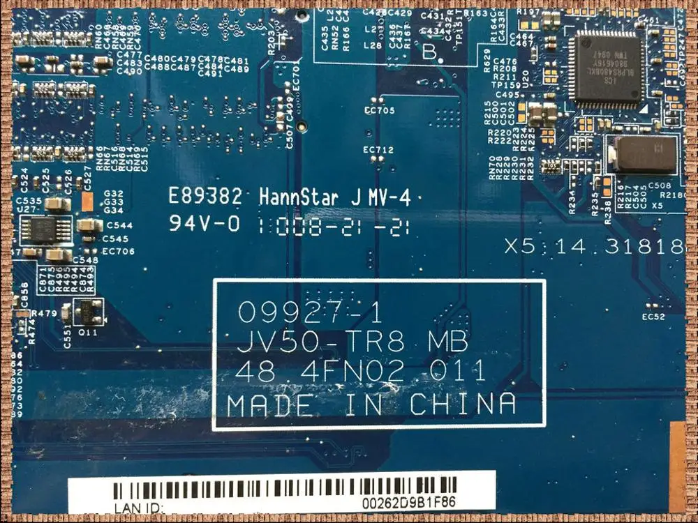 Материнская плата для ACER 5542 5542G 1757 488.4fn02. 011 b15qg01001 DDR2 Jlaptop системная 09927 1 JV50 TR8 qg01001 HD