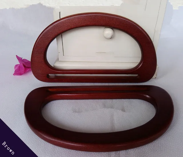 Деревянная ручка кошелек в форме D 17 3x9 5 см|wooden purse handles|bag handlespurse handles |