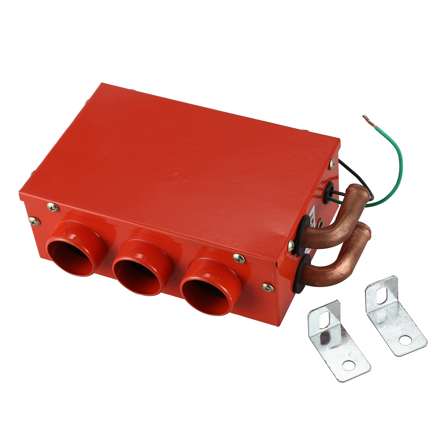 Universal Portable Car Heater Auto Van Heating Air Heater Compact Defroster Demister Car Electrical Appliances Red-12V