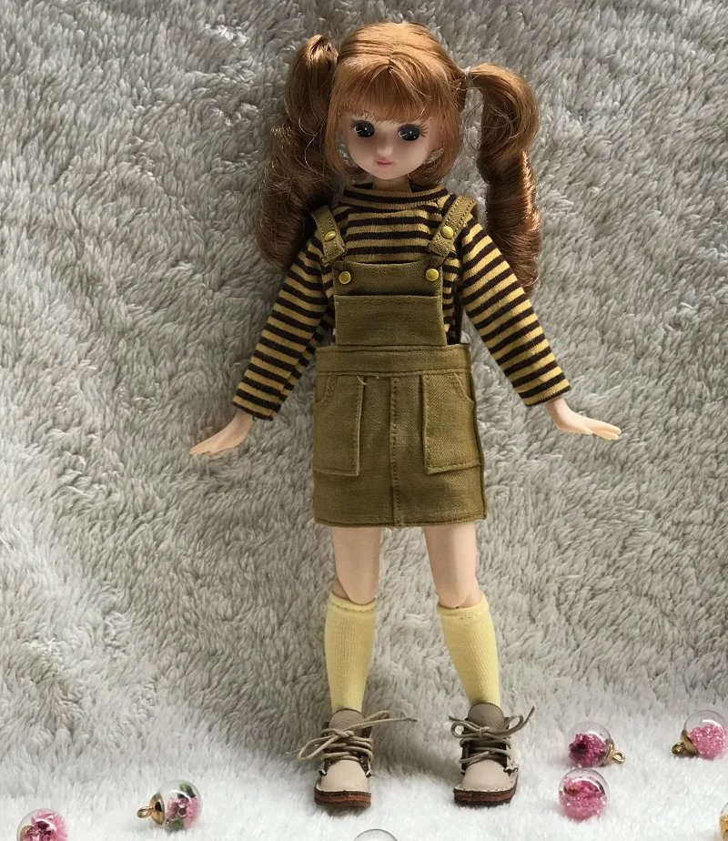 [RMG516] Новинка 2019 бесплатная доставка кукла Blythe одежда # саржевая ткань комбинезон