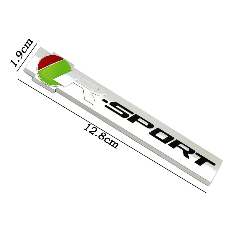 3D Модные металлические R спортивные автомобильные наклейки Передняя решетка