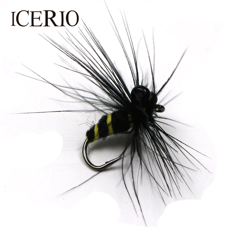 ICERIO 8 шт. Шмель пчела мухи ловля форели приманка #12|fishing lure|wet fliesfly fly |