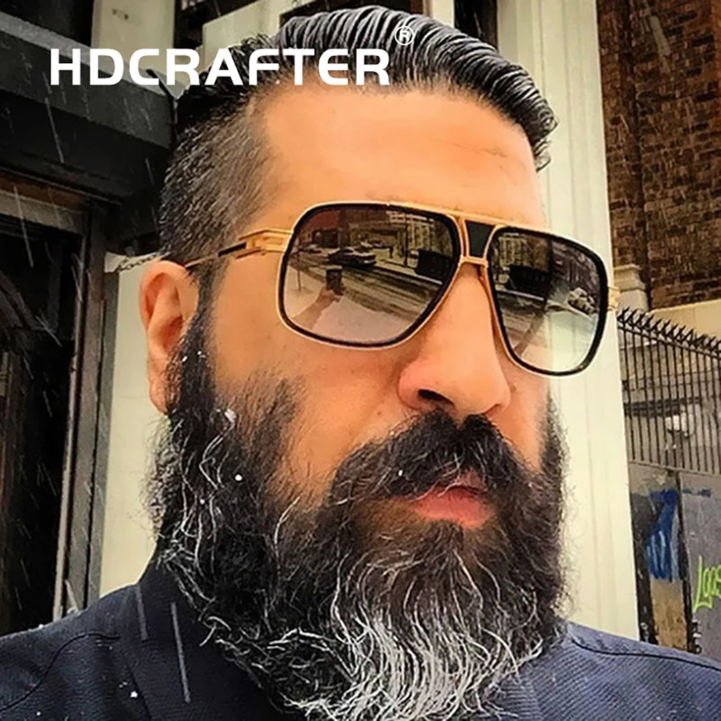 HDCRAFTER солнцезащитные очки Для мужчин Брендовая Дизайнерская обувь для вождения