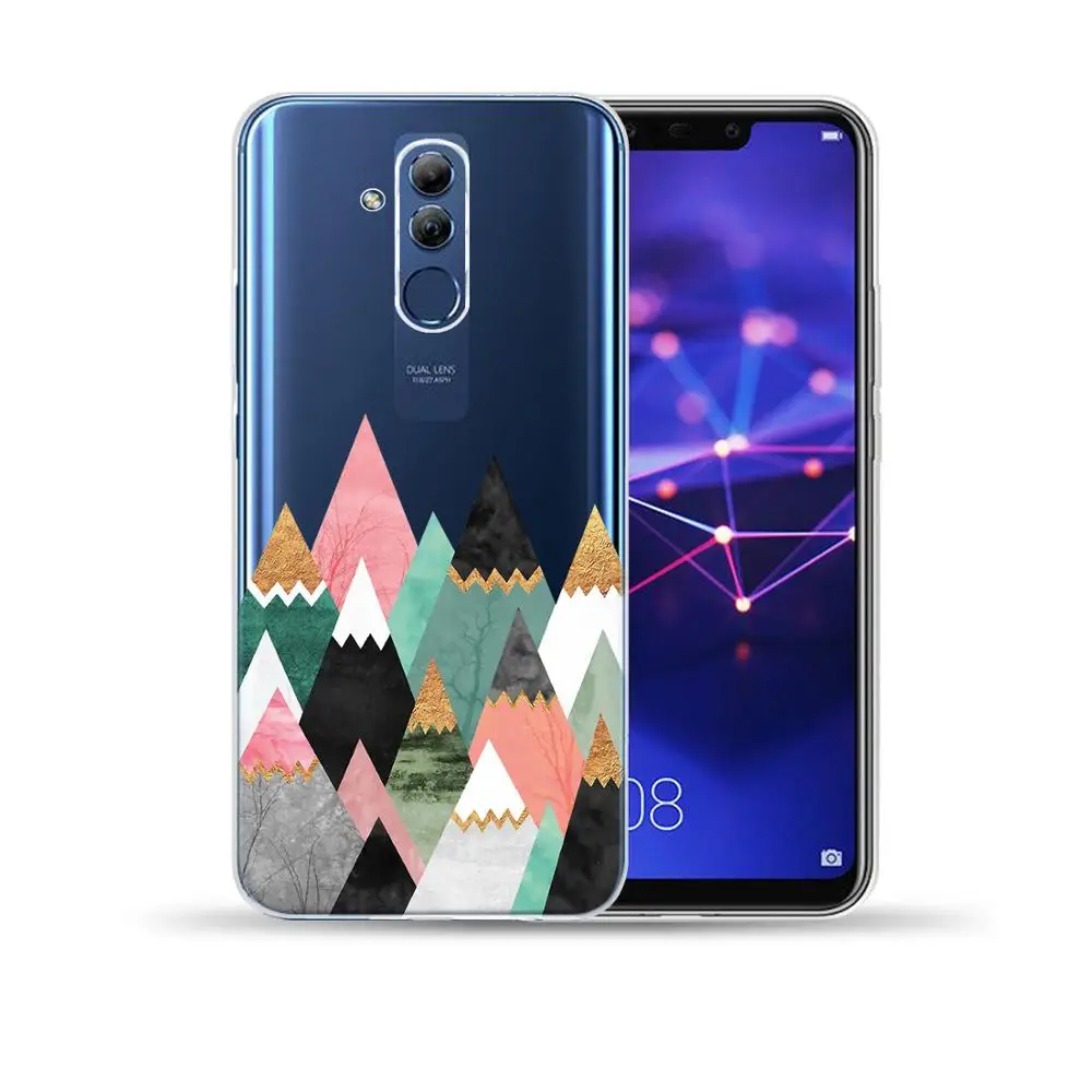 Мягкий чехол из ТПУ для Huawei Mate 10 20 Lite Pro Honor 9 8X 8C 7A Y6 2018 NOVA 4 3 3I View Capa | Мобильные