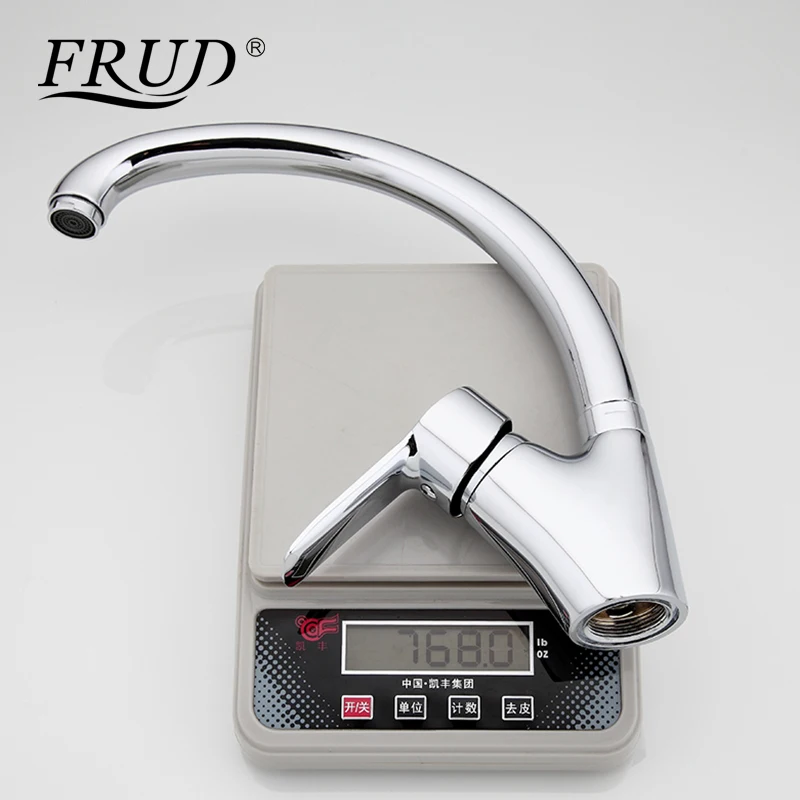 FRUD кухонный кран кухонные смеситель для холодной и горячей воды гибкий раковины
