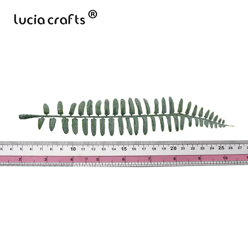 Lucia crafts 5 шт. пластиковые растения искусственные маленькие листья ветка сделай