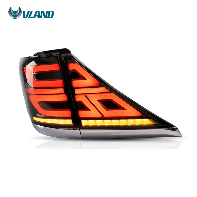 

Vland Factory Car Accessories Tail Lamp for Toyota Alphard 2007-2013 LED Tail Light Turn Signal with Sequenial Indicator