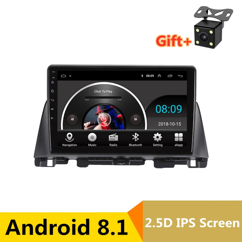 10 1 дюймов Android 8 автомобильный DVD плеер gps для KIA K5 Оптима 2016 2017 аудио Авто Радио
