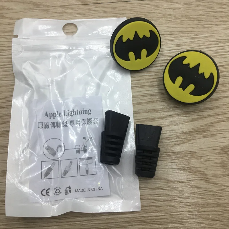 Мультяшный кабель Hero протектор для Apple IPhone зарядное устройство USB линия передачи данных намотка для samsung huawei Xiaomi кабель защиты украшения
