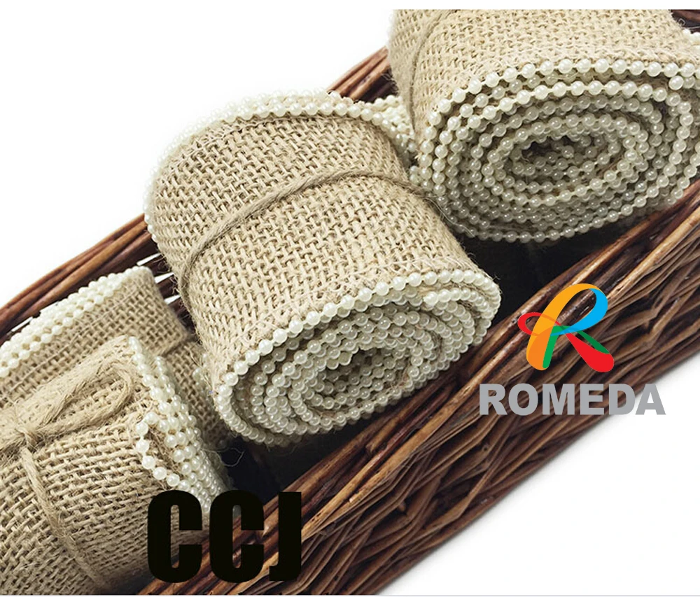 (Ш * д) 6 см 200 рулон из натурального джутового волокна лента мешковины для