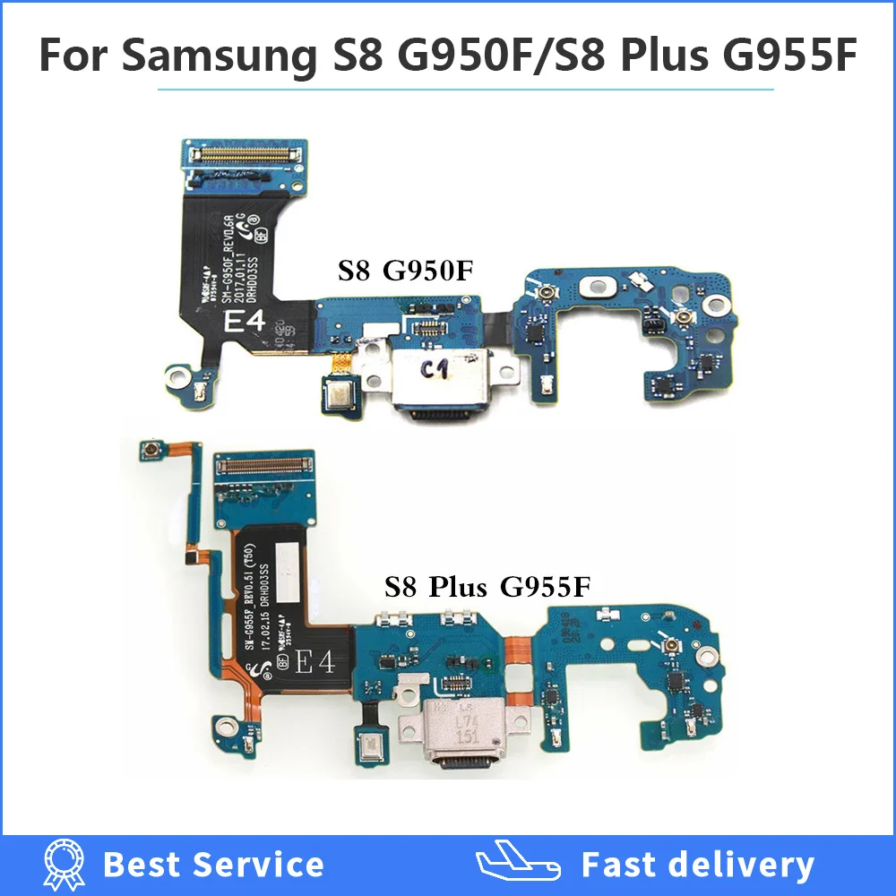 Сменный зарядный гибкий кабель для Samsung Galaxy S8 plus G950F G955F порт микрофона usb разъем
