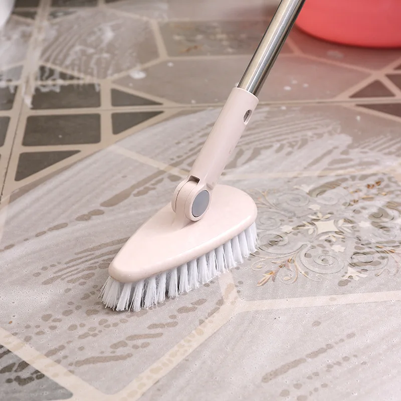 

Long handle floor brush Stiff tile bathroom toilet brush Floor tile cleaning removable home cleaning brush