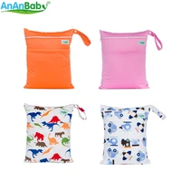 plain color baby products new arrival parents choice wet bag with zipper pockets diaper bags plain and machine series