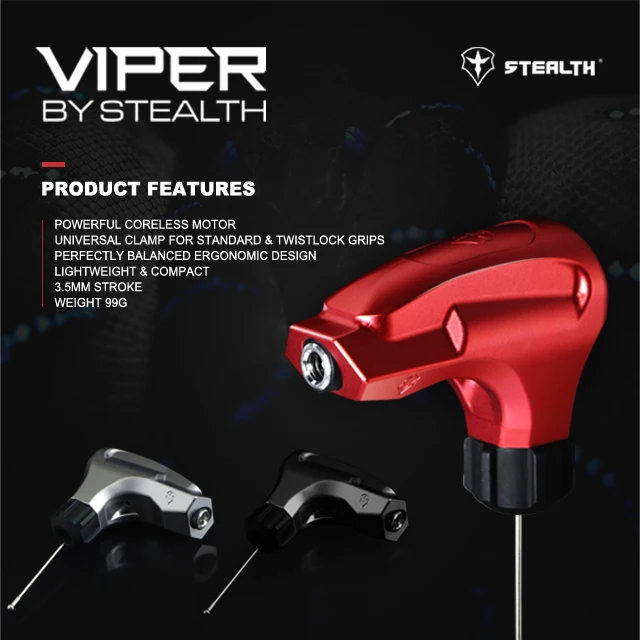 Вращающаяся машина для картриджей Stealth Viper|Тату-машинки| |