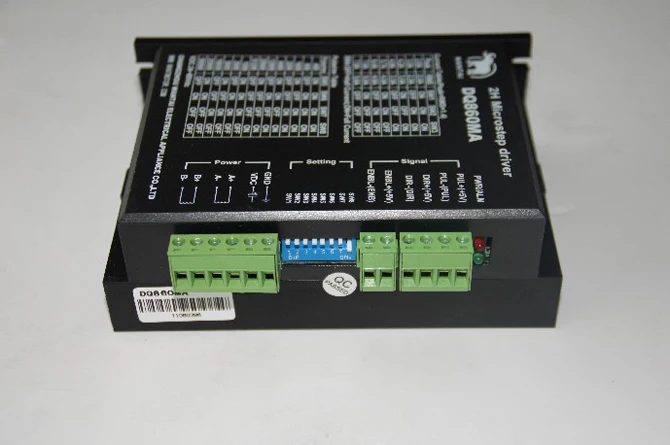 Wantai 2-осевой шаговый двигатель Nema34 фотоосвещение 1232 нм унций А + Драйвер DQ860MA 80 в а