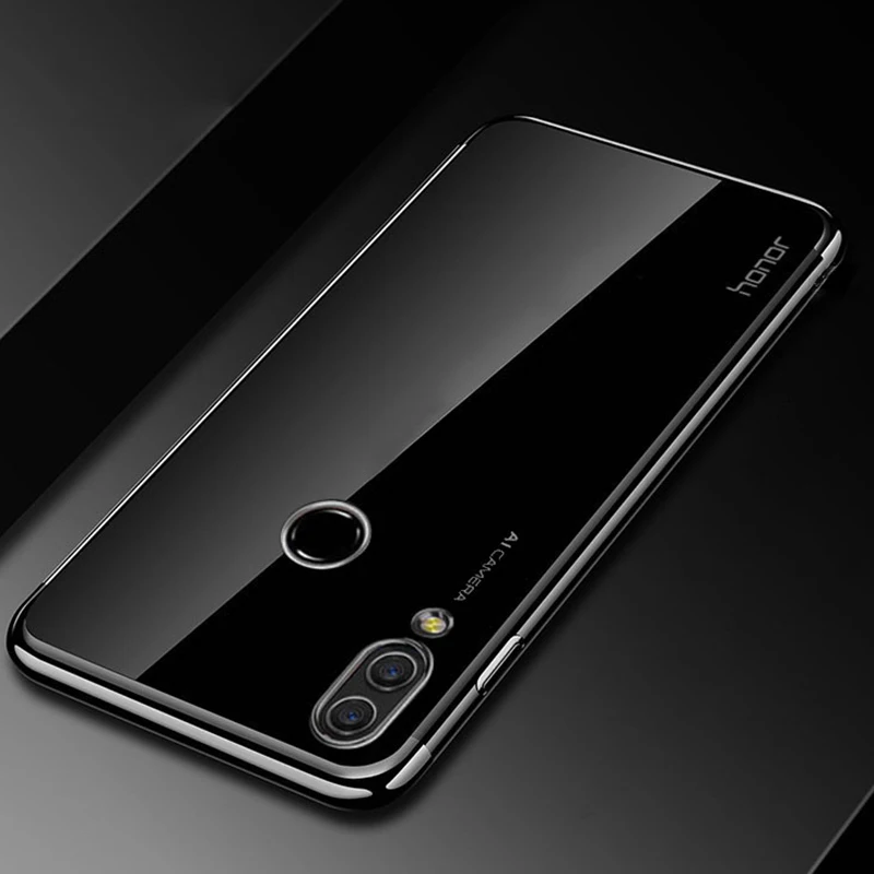 Для huawei Y6 чехол прозрачное покрытие TPU мягкая тонкая силиконовая задняя крышка для huawei Y6 Y7 Pro Y9 Prime чехол для телефона