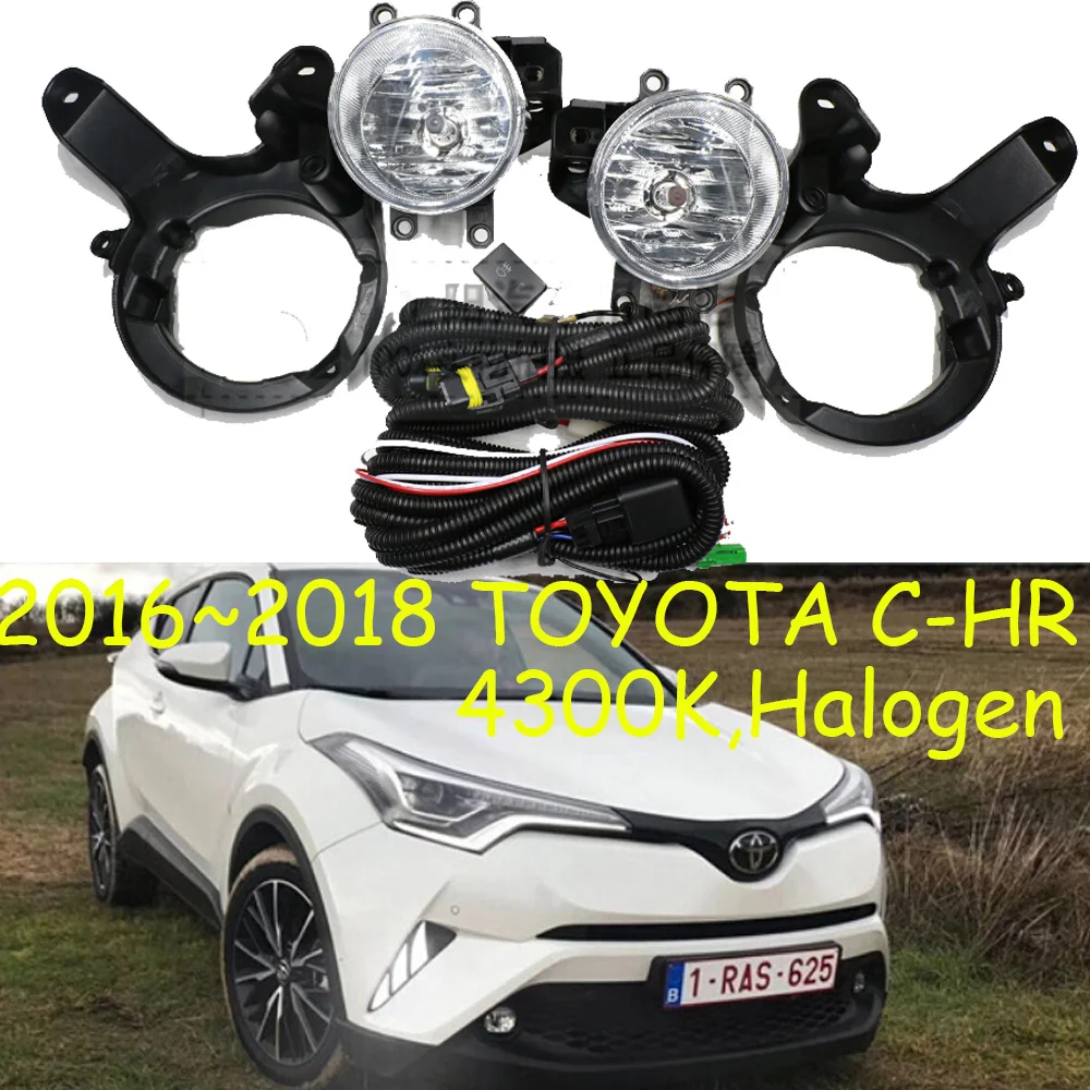 Галогенные Противотуманные фары 4300K 2016 ~ 2018 CHR противотуманные передние corolla camry