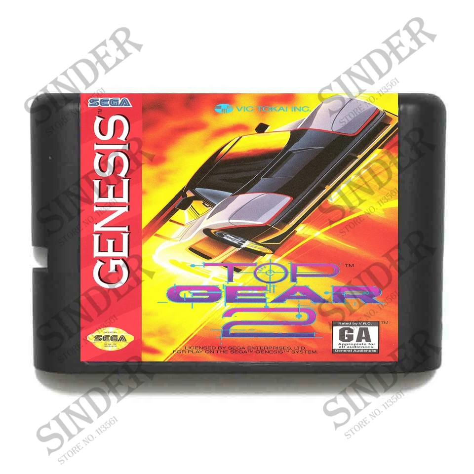 Топ Шестерни 2 16 бит MD карточная игра для Sega игры Mega Drive Genesis|16 bit|md game16 bit md |