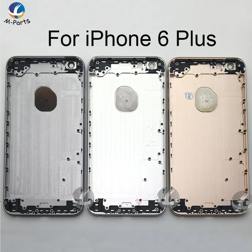 Задняя крышка для iPhone 6, 6 P, 6 S, 6SP Plus, металлический чехол для батареи, рамка с бесплатной наклейкой и инструментом