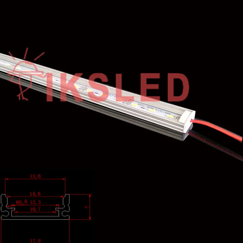 Плоский тонкий U высокий яркий DC 12 В 36 SMD Корея 2 чипы 18 Вт/м светодиодный 8520 LED
