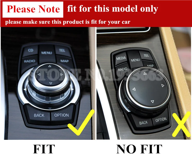 Внутренняя консоль iDrive для BMW X3 F25 мультимедийная кнопка накладка 2011 2013 5 шт.