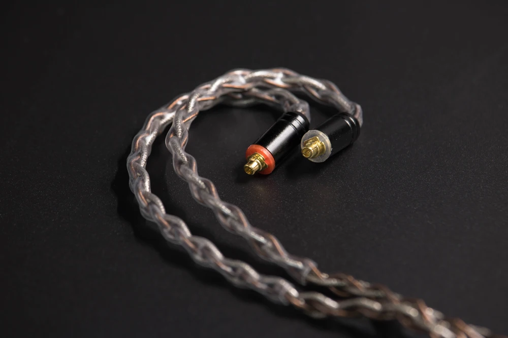 BGVP 6N OCC+ Siver Шелковый гибридный кабель 2,5 мм 3,5 мм 4,4 мм DIY кабель MMCX сменный Hifi кабель для обновления DM7