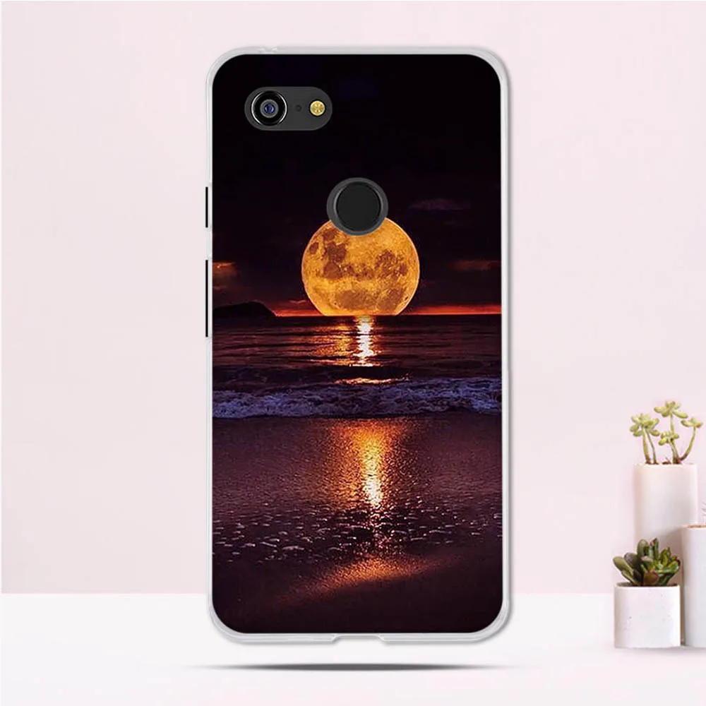 Чехол для Google Pixel 3 XL чехол мягкий из тпу с рисунком на задней крышке XL3 силиконовый