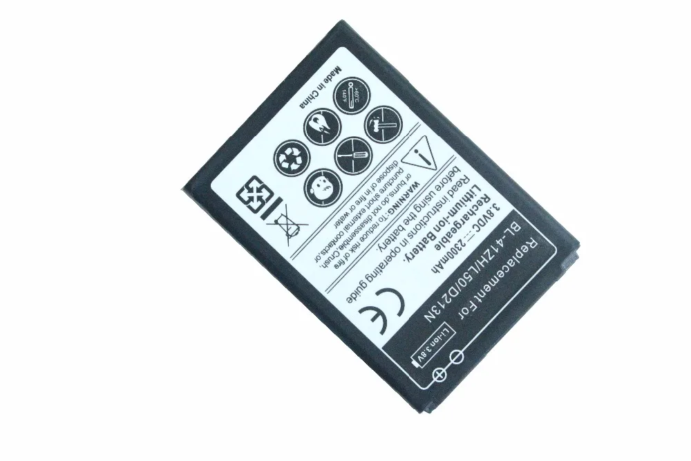 2300 мА/ч BL-41ZH / EAC62378401h литийионный Аккумулятор для Батарея LG Leon L50 C40 H340 H343 H345 MS345 D213N