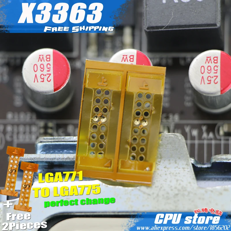 Процессор Intel Xeon X3363 2 83 ГГц/12 м/1333 близкий к LGA771 Core Quad Q9500 Q9550 cpu работает на