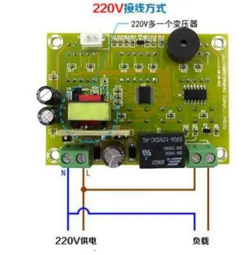 Цифровой терморегулятор W1411 AC 220 В 10A светодиодный термостат переключатель