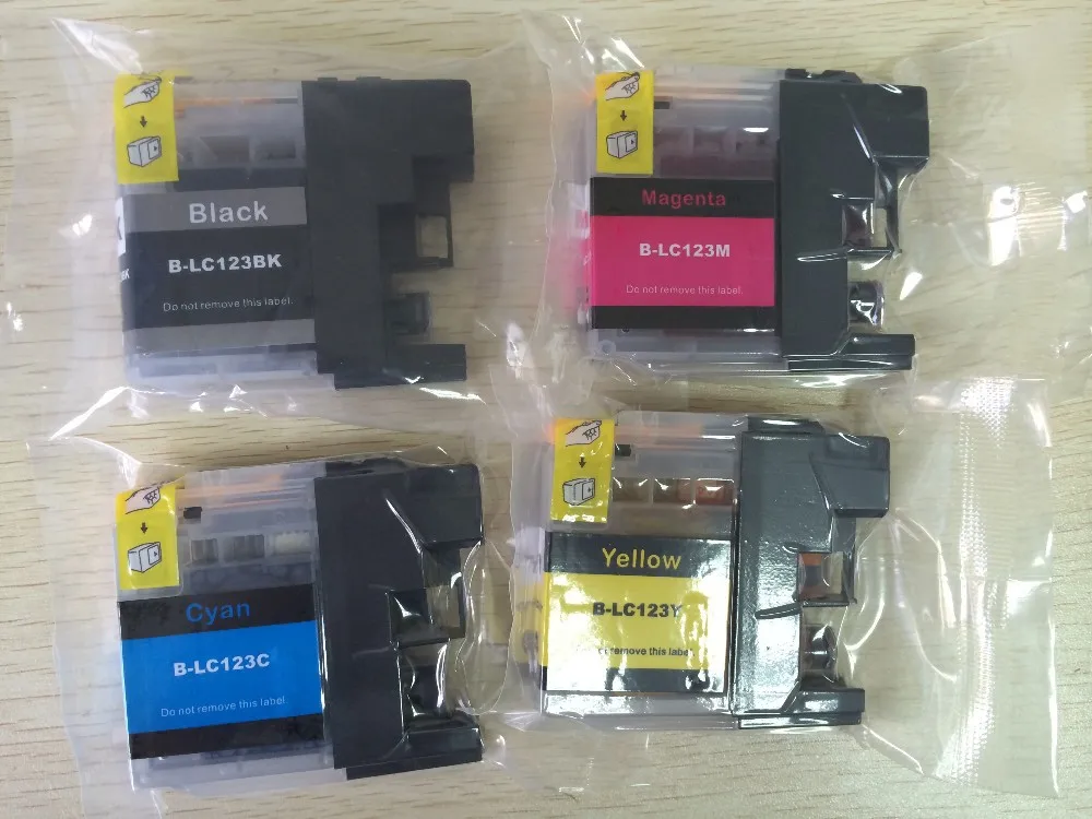6X чернильные картриджи для Brother LC123 mfc-J4510DW MFC-J4610DW картридж с чернилами для принтера LC 123 MFC-J4410DW J4710DW