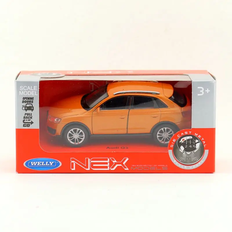 /резиновые игрушки/литья под давлением модель/1:36 весы/Audi Q3 спортивные крутые/оттягиваемая назад машина/Набор для обучения/подарок для детей