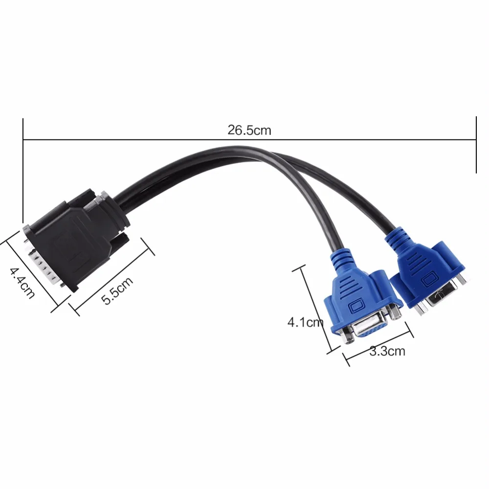 Usb разветвитель диаметром 5 9 мм (папа) на 2 VGA (мама)|2 vga|vga malevga male to |
