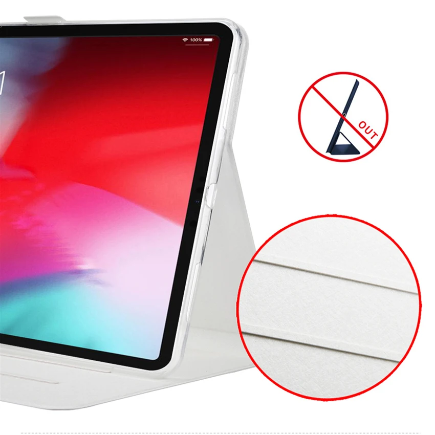 Для iPad Pro 12,9 дюйма выпущен A1870 A2014 A1895 a1983чехол мультяшный цветной принт откидная крышка устойчивый планшетный чехол funda+ Pen