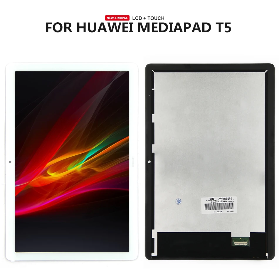 10 1 &quotдля Huawei MediaPad T5 AGS2 AL00HA L03 W09 L09 W19 ЖК дисплей с сенсорным экраном и дигитайзером