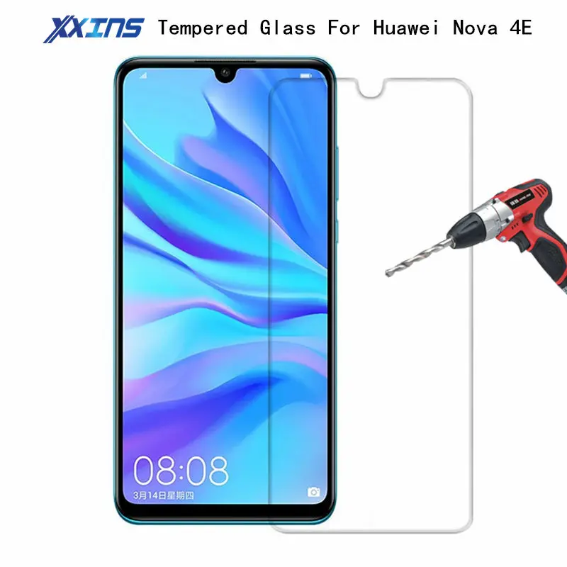 Закаленное стекло для смартфона huawei Nova 4E 6 15 дюймов Защитная пленка экрана MAR AL00 TL00