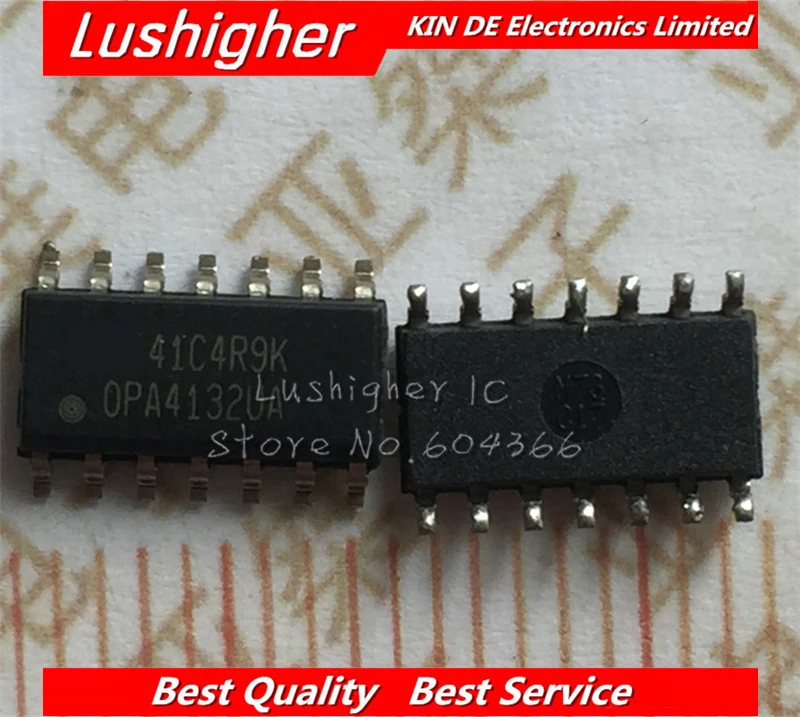 10 шт. OPA4132 OPA4132UA SOP SMD | Электронные компоненты и принадлежности