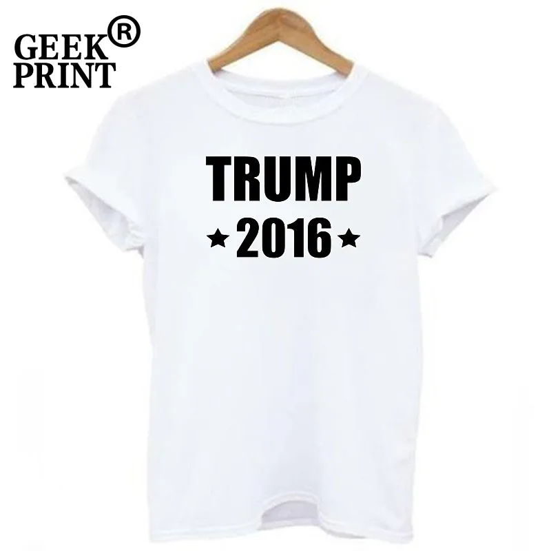 Trump 2016 Women Tops T-Shirt Election Political Republican Democrat President Lady Gifts Dropshipping | Женская одежда