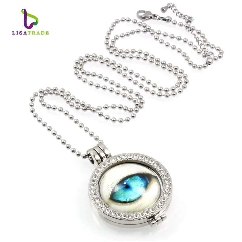 Мое ожерелье в форме монеты глаза 33 мм диск для монет женщин размер 35 держатель с