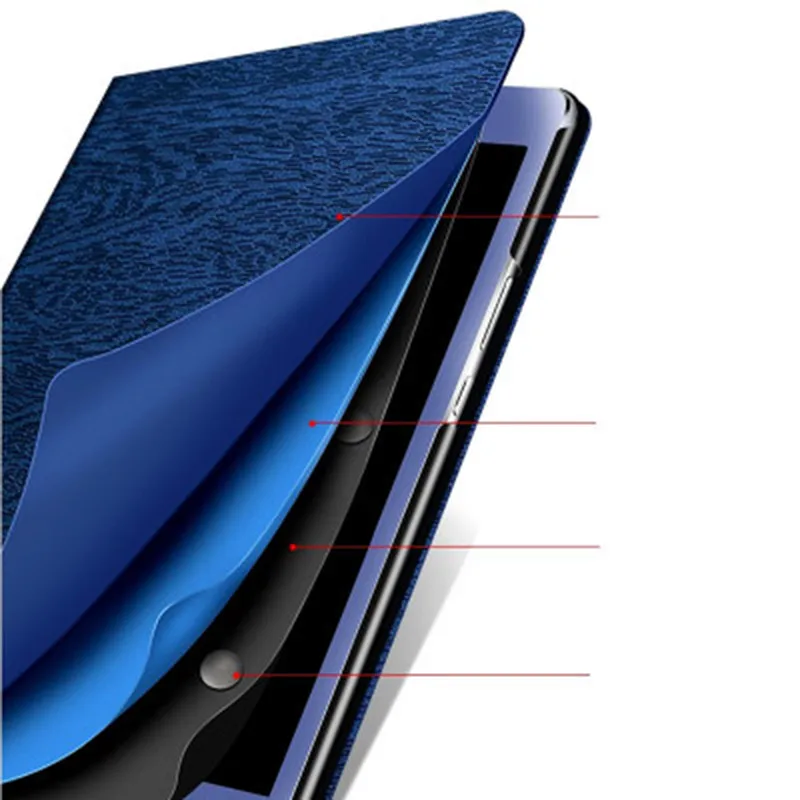 Чехол из искусственной кожи с умным магнитом для Xiaomi Mipad 4 8 0 2018 Тонкий флип чехол