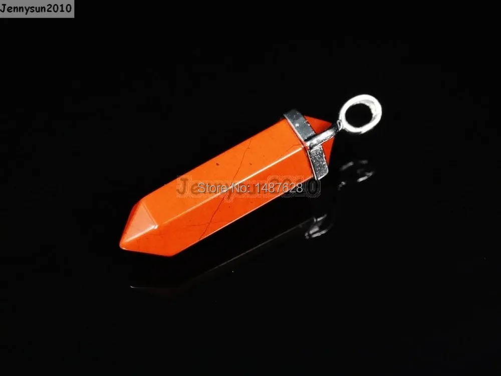 

Серьги из бисера с натуральными красными драгоценными камнями, шестигранная острые серьги, изготовление ювелирных изделий, 10 цветов