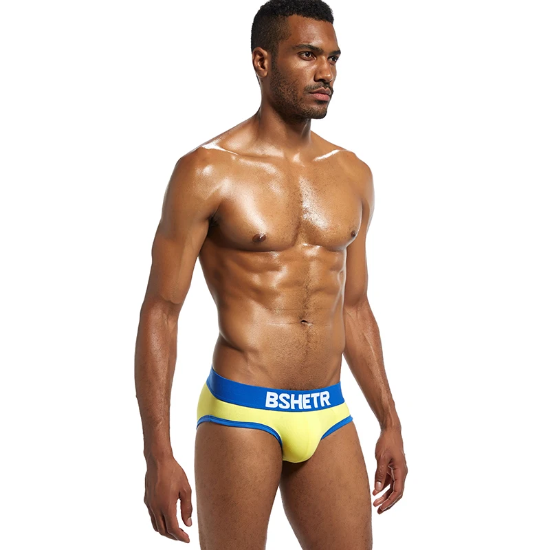 3 шт./лот BSHETR бренд Slip Jockstrap мягкое Мужское нижнее белье сексуальные гей стринги с