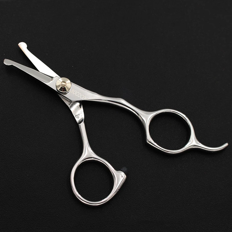 

4pcs/set Professional 6.5inch 5.5inch Straight Thinning Pet Hair Cut Scissor Dog Cat Grooming Clipper Shear Safty Round Tip