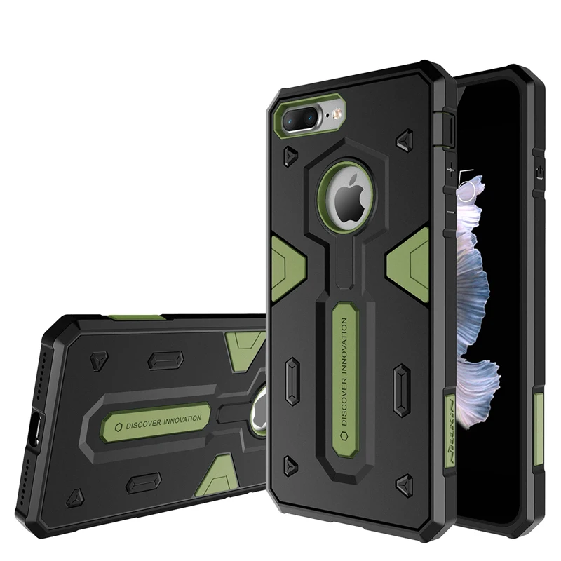 Противоударный армированный чехол для Iphone 7 plus 6 6s 8 X XR XS Max NILLKIN Defender 2 задняя