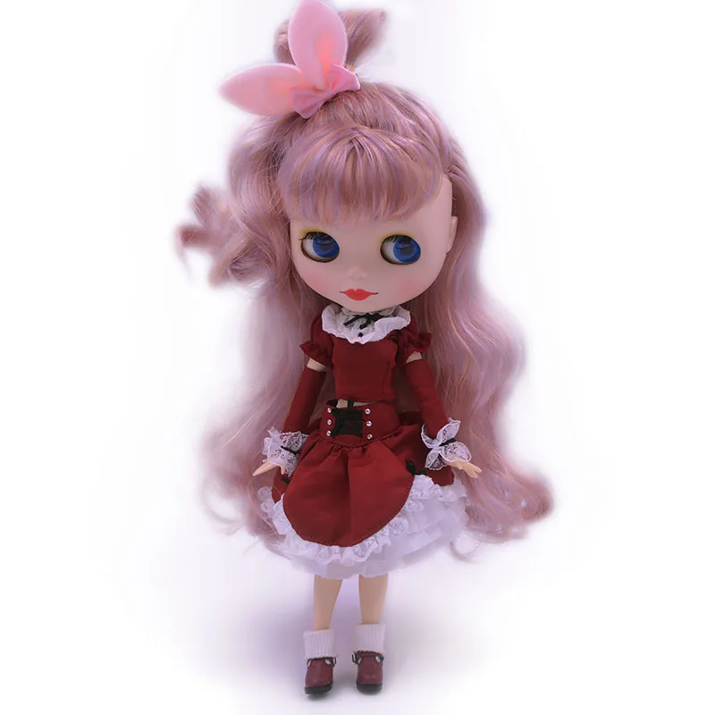 Обнаженная кукла подобный Блит BJD кукла, индивидуальный лак куклы может быть изменен макияж и платье от DIY, 12 дюймов мяч шарнирные 0