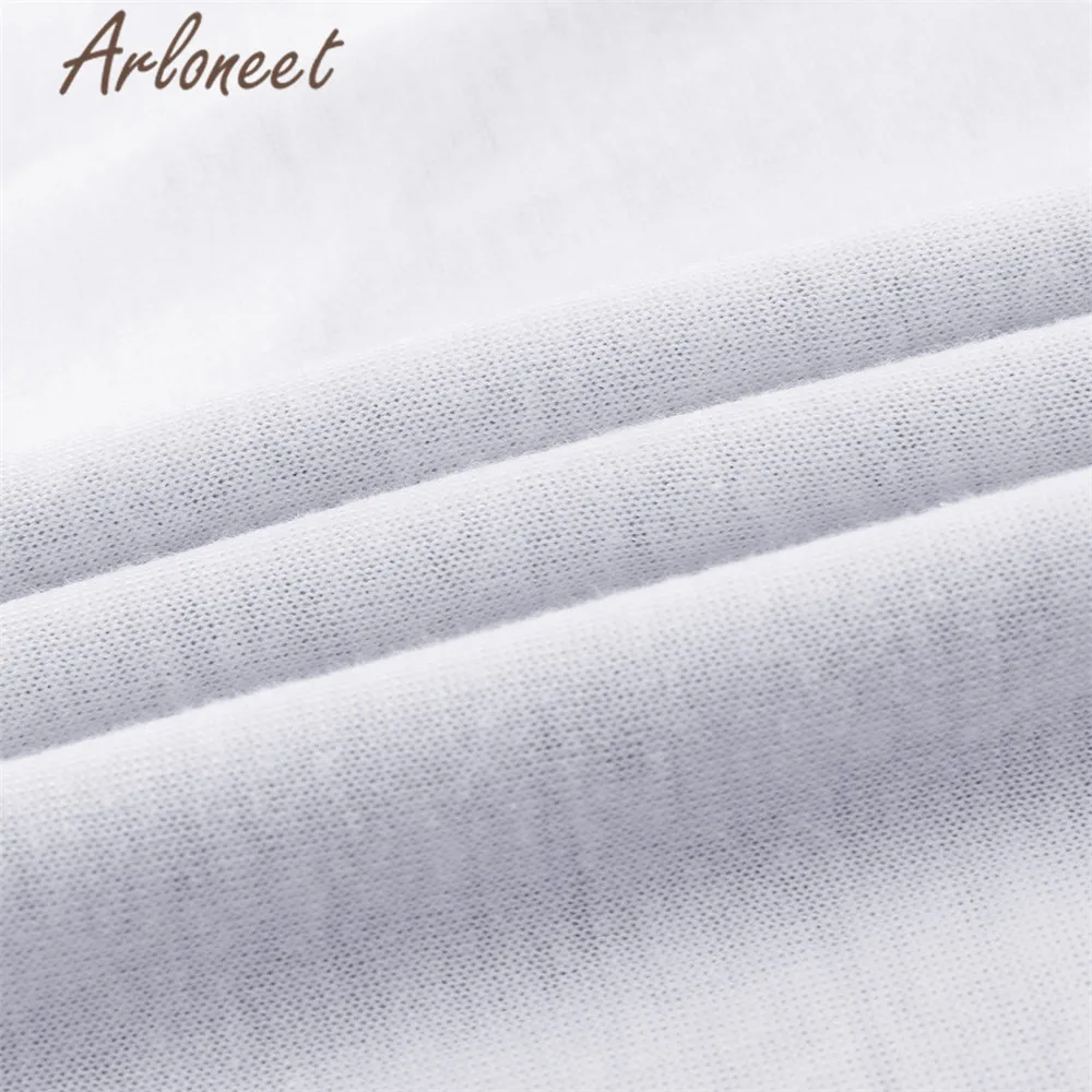 ARLONEET/женская одежда Топы для беременных Мягкая хлопковая белая футболка с
