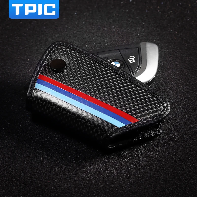 Кожаный чехол TPIC для автомобильных ключей кольца-держатели Bmw F20 F30 G20 f31 F34 F10 G30 F11 X3