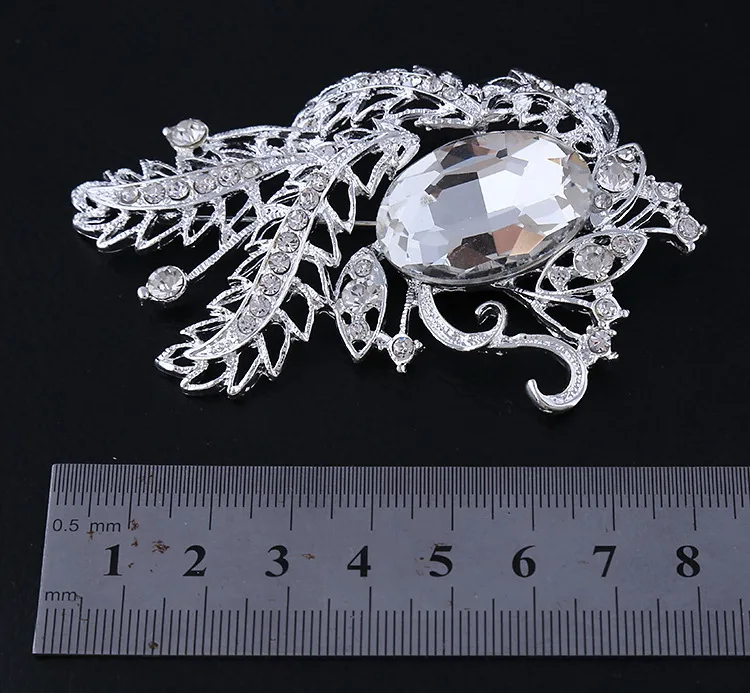 Новинка 2017 модная изящная женская булавка с полным цветочным орнаментом|rhinestone